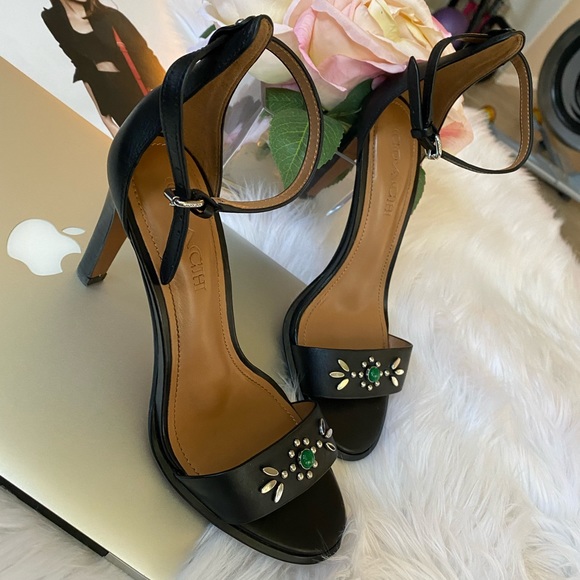 coach sandals heels